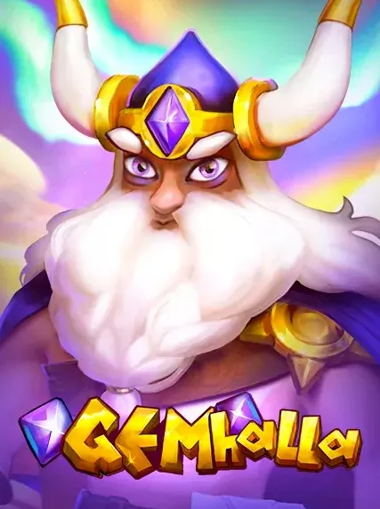 Decorative casino game artwork for Mr Thrills: Gemhalla